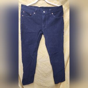 Levi’s Men’s Corduroy Pants Navy Blue 33x32 (Inseam 29) NWOT